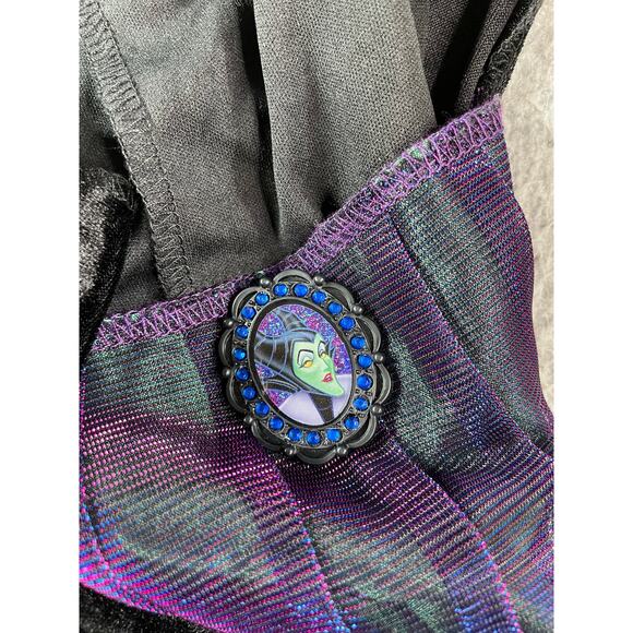 Disney Villains Maleficent Costume Kids Medium (7-8) Dress Youth Childrens NWOT - Picture 3 of 7